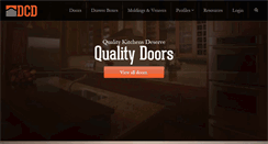 Desktop Screenshot of designcraftdoor.com